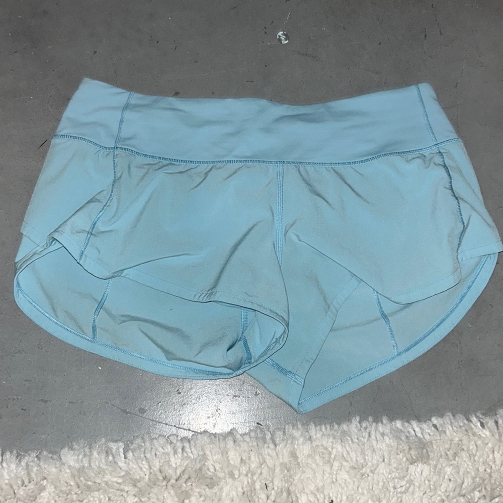 Blue Lululemon shorts